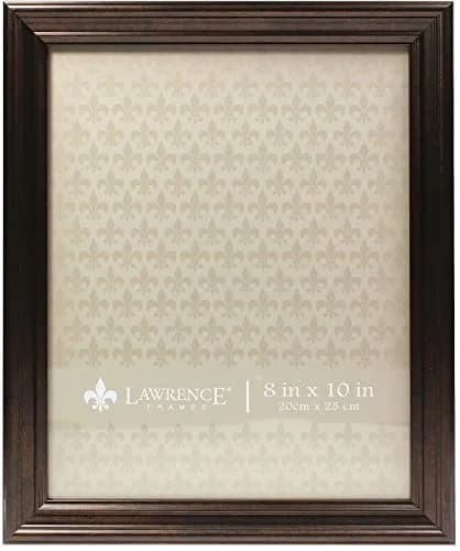 Lawrence Frames Bronze 8x10 Picture Frame | Classic Oil Rubbed Finish, Wall & Tabletop Display thumbnail 1