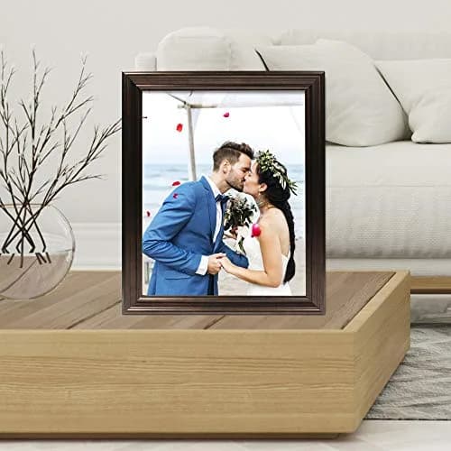 Lawrence Frames Bronze 8x10 Picture Frame | Classic Oil Rubbed Finish, Wall & Tabletop Display thumbnail 2