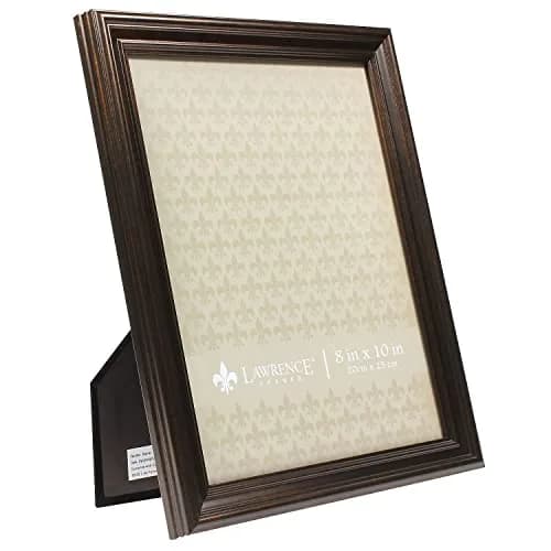 Lawrence Frames Bronze 8x10 Picture Frame | Classic Oil Rubbed Finish, Wall & Tabletop Display thumbnail 3