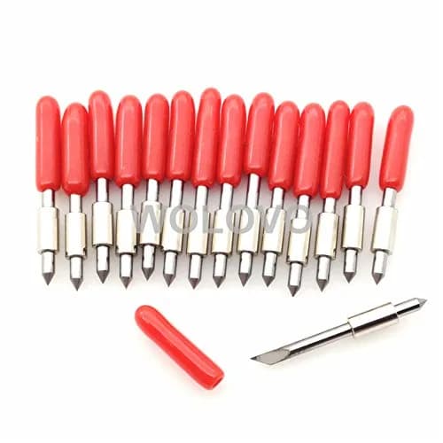 wolovo 15pcs 45º Graphtec CB15/CB15U Vinyl Cutter Blades | Long Life, Precision Cut thumbnail 7