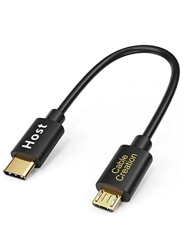 CableCreation Short USB-C to Micro-USB Cable 0.2m (0.65ft) | 480Mbps Data Transfer & Fast Charging thumbnail 1