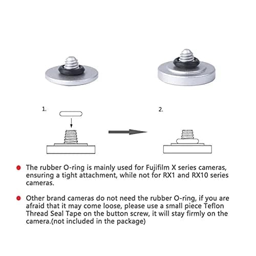 VKO Silver Metal Soft Shutter Release Button | Compatible Camera Accessory (70-120 chars) thumbnail 6