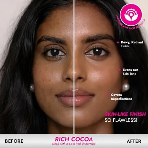 L.A. Girl Pro Coverage Liquid Foundation, Rich Cocoa 0.95 Fl Oz | Buildable, Hydrating, Flawless Finish thumbnail 5