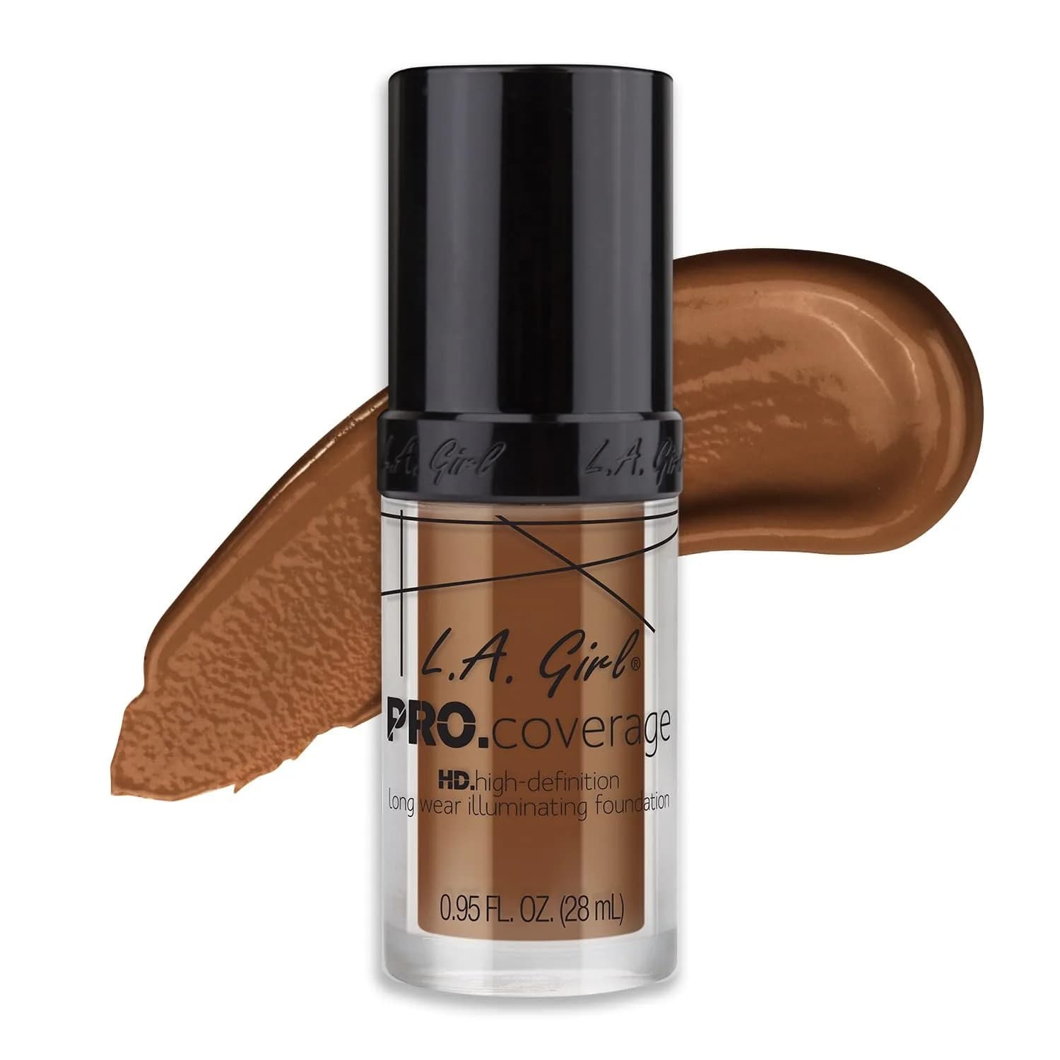 L.A. Girl Pro Coverage Liquid Foundation in Coffee - Dewy, Radiant Finish (28.08ml) - view 2