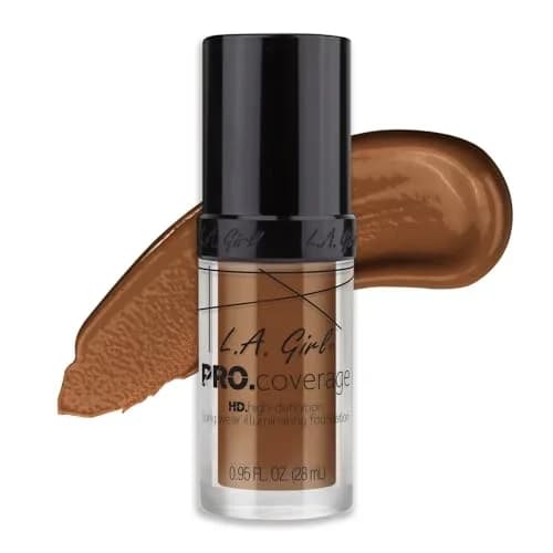 L.A. Girl Pro Coverage Liquid Foundation, Coffee 0.95 Fl Oz | Buildable, Hydrating, Flawless Finish thumbnail 2