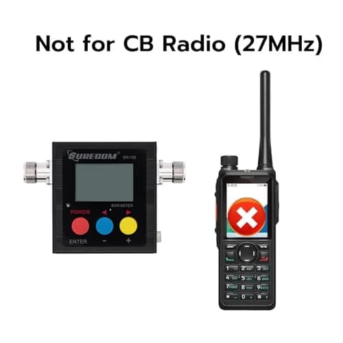 Surecom SW-102S VHF UHF Power & SWR Meter 120W 100-525MHz | Analog Radio Measurement Tool thumbnail 8