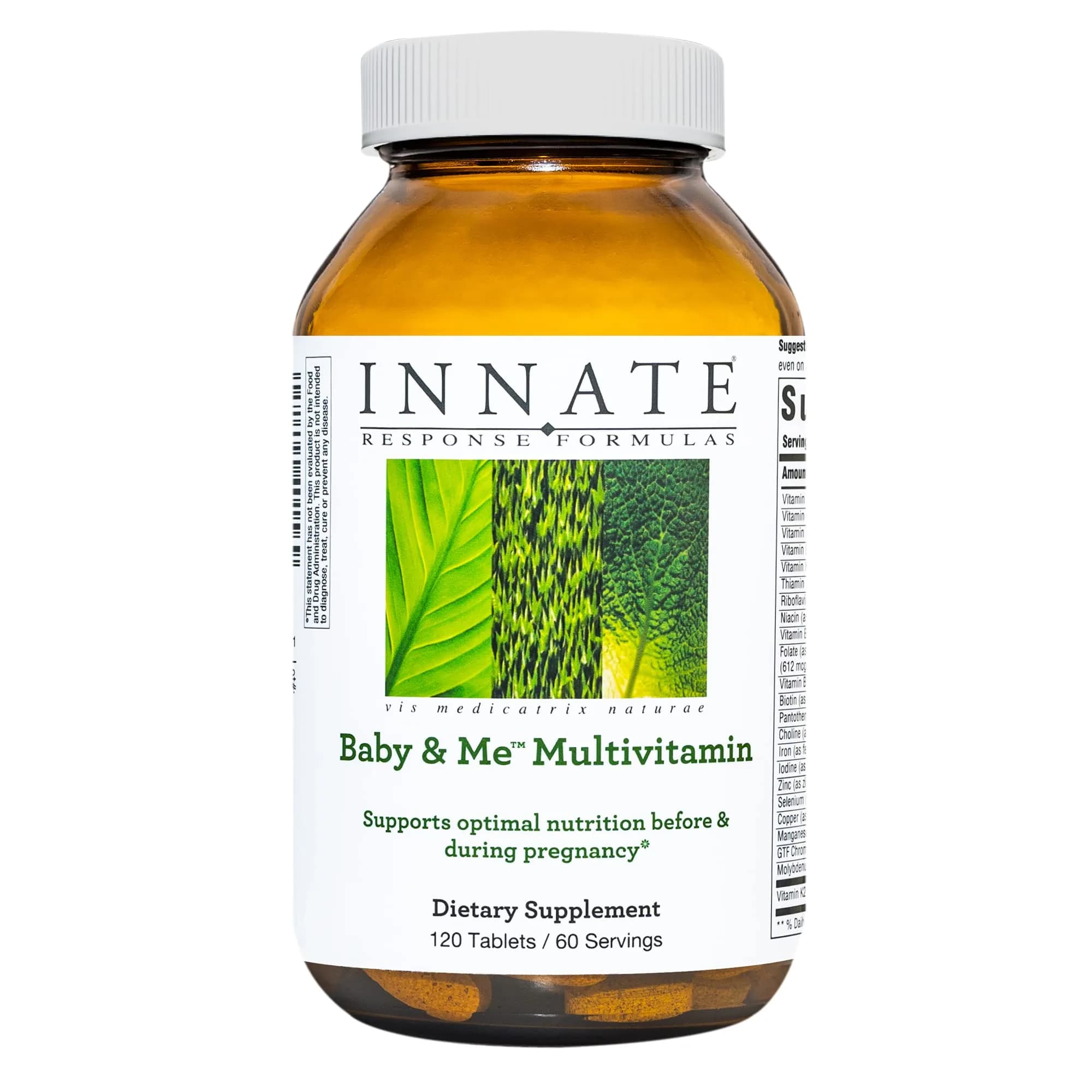 Innate Response Formulas Baby & Me Prenatal Multivitamin 60 Tablets | Supports Fetal & Maternal Nutrition — Tablet