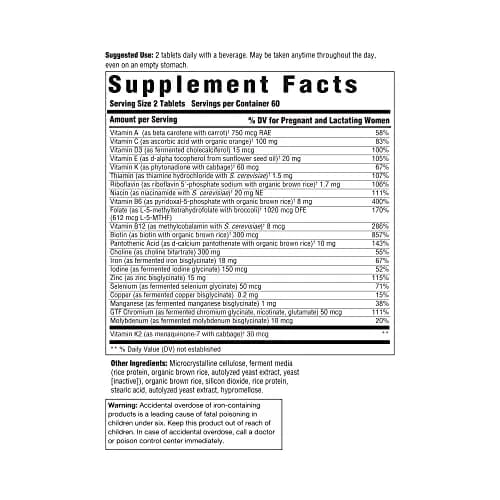 Innate Response Formulas Baby & Me Prenatal Multivitamin 60 Tablets | Supports Fetal & Maternal Nutrition thumbnail 2
