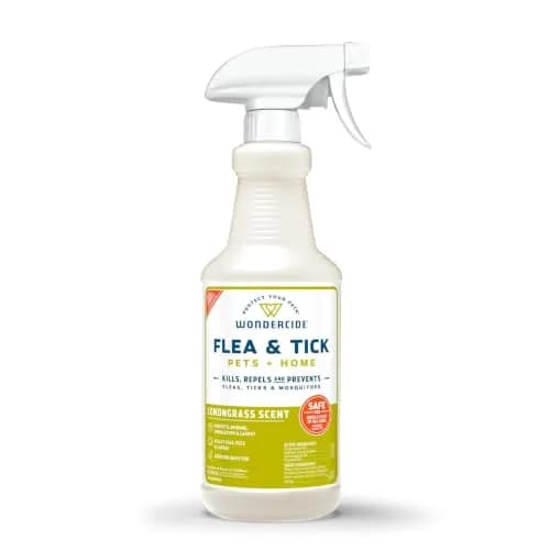 Wondercide Natural Flea, Tick & Mosquito Spray for Pets and Home, Lemongrass 16 oz | Kills 98-100% Fleas, Ticks & Mosquitoes thumbnail 1