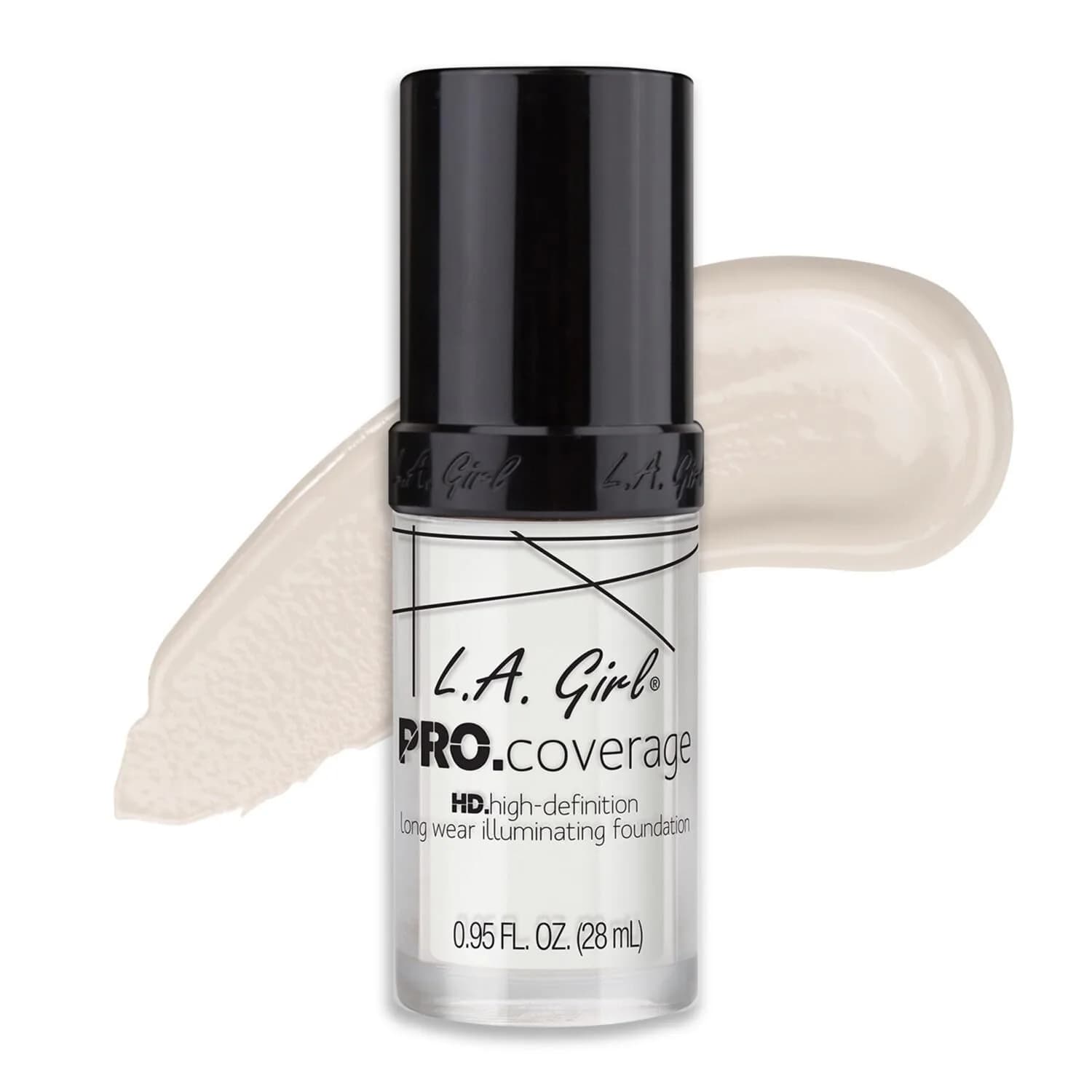 L.A. Girl Pro Coverage Liquid Foundation - White (Foundation Lightener) 28.08ml | Dewy, Radiant Finish - view 2