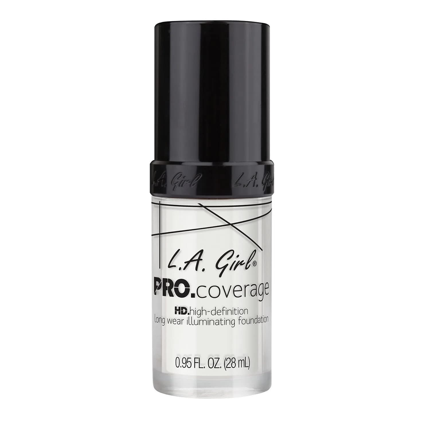 L.A. Girl Pro Coverage Liquid Foundation - White (Foundation Lightener) 28.08ml | Dewy, Radiant Finish - view 3