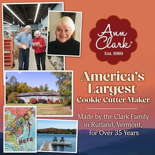 Ann Clark Gingerbread Man Cookie Cutter, Extra Large 5-1/4" | Classic Gingerbread Shape, Food-Safe Steel thumbnail 7