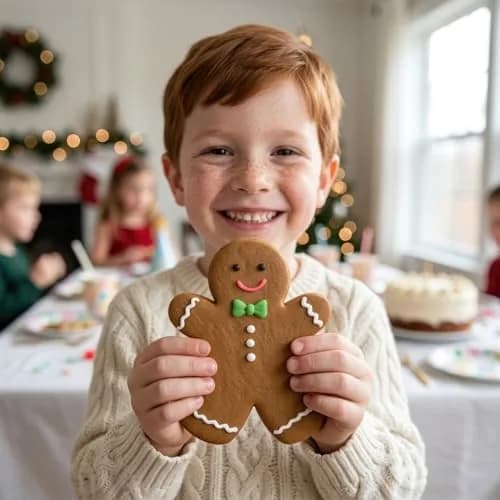 Ann Clark Gingerbread Man Cookie Cutter, Extra Large 5-1/4" | Classic Gingerbread Shape, Food-Safe Steel thumbnail 3