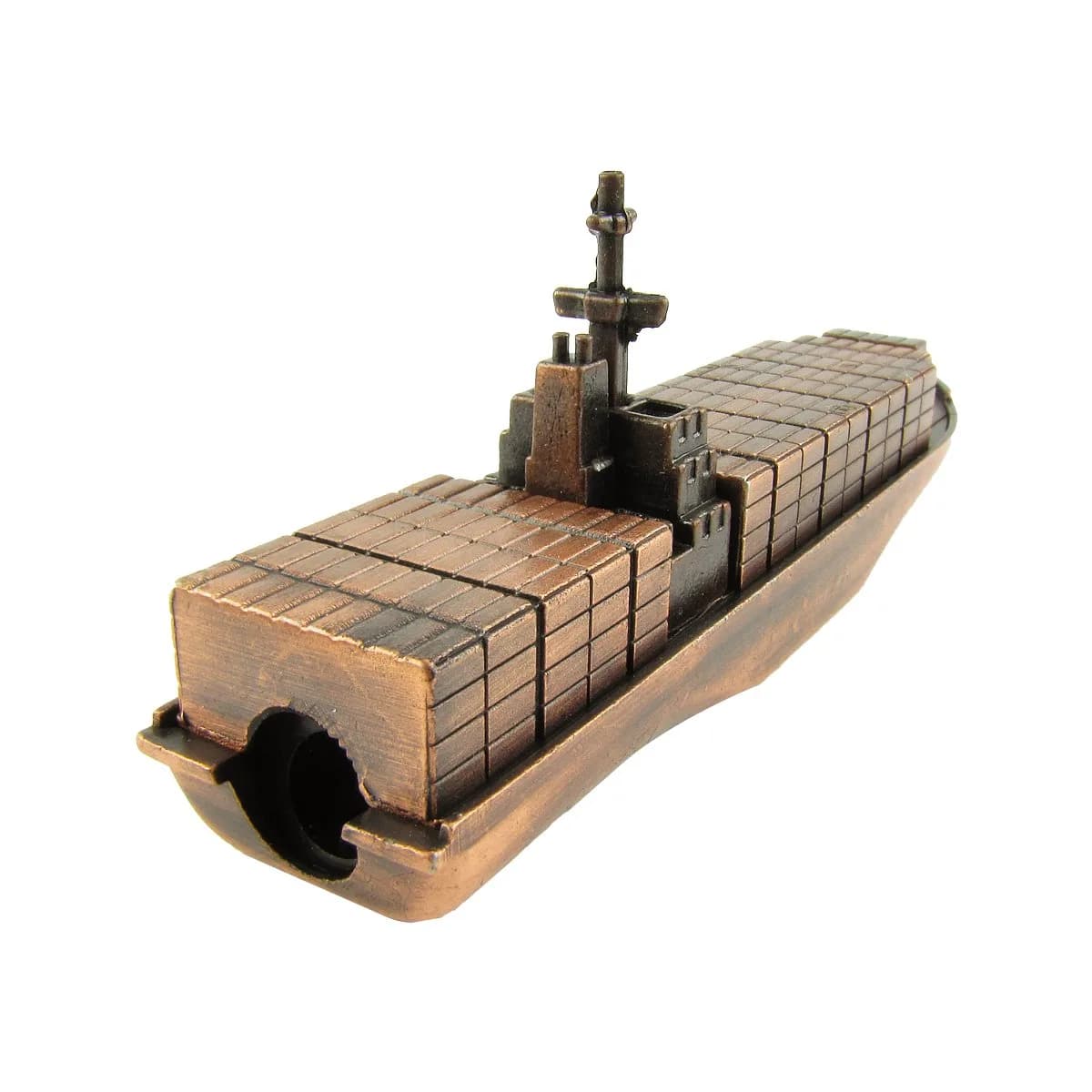 IIV Treasure Gurus Container Cargo Ship Model Die Cast Pencil Sharpener | Metal Novelty Office Accessory - view 5