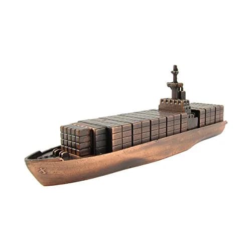 IIV Treasure Gurus Container Cargo Ship Model Die Cast Pencil Sharpener | Metal Novelty Office Accessory thumbnail 3