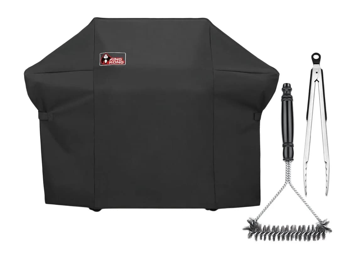 Kingkong 7108 Premium Grill Cover for Weber Summit 400-Series | Heavy Duty, Wind & Rain Resistant (70-120c) - main product image