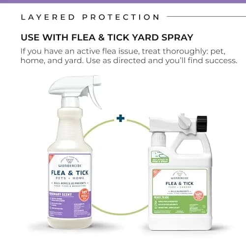 Wondercide Flea Tick & Mosquito Spray for Pets & Home - Rosemary 16 fl oz | Natural Plant Powered Pest Control thumbnail 5