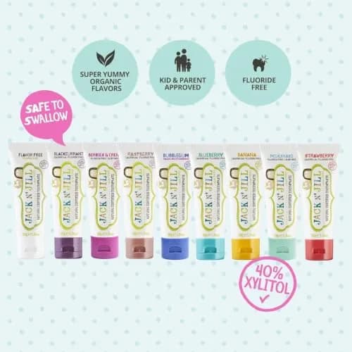 Jack N' Jill Kids Toothpaste 1.76 oz | Fluoride & Flavor Free, Organic, Vegan, Gluten-Free, BPA-Free, SLS-Free, Dairy-Free thumbnail 7