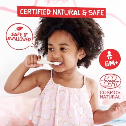 Jack N' Jill Kids Toothpaste 1.76 oz | Fluoride & Flavor Free, Organic, Vegan, Gluten-Free, BPA-Free, SLS-Free, Dairy-Free thumbnail 2