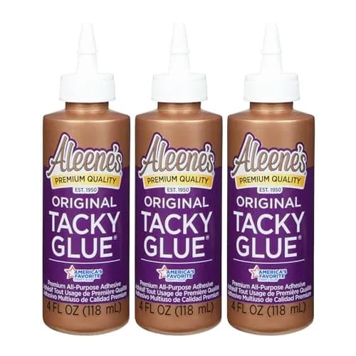 Aleene's Original Tacky Glue 4 fl oz (118ml) 3-Pack | All-Purpose Adhesive for Crafts & DIY thumbnail 1