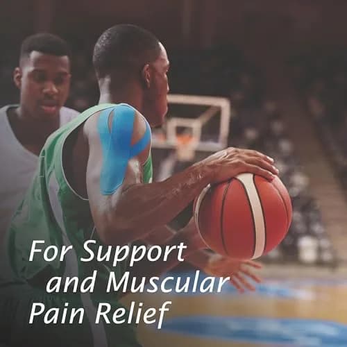 Leukotape K Kinesiology Tape, 2 in x 5.5 yds, 5 Rolls | Water-Resistant, Skin-Friendly Support thumbnail 6