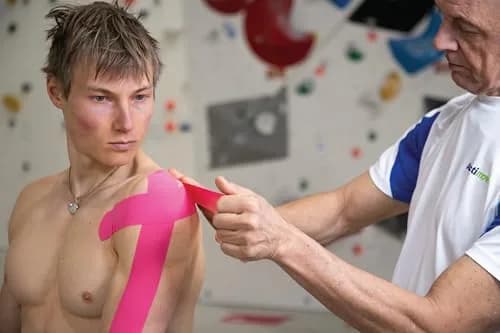 Leukotape K Kinesiology Tape, 2 in x 5.5 yds, 5 Rolls | Water-Resistant, Skin-Friendly Support thumbnail 3