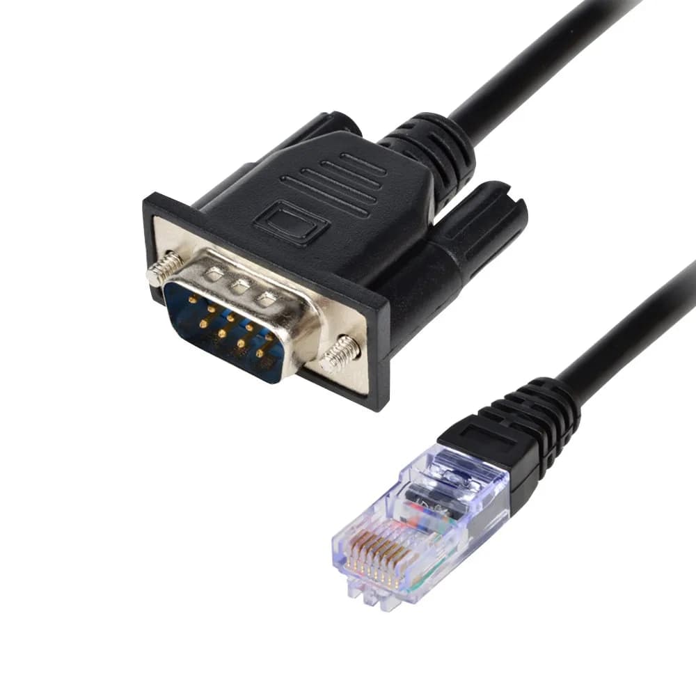 LFHUKEJI RJ45 to DB9 Serial Console Cable 2.99 m (9.8 Ft) | Connects Routers & Switches - main product image