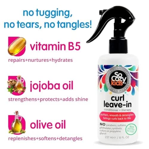 So Cozy Curl Leave-In Conditioner Spray 237ml (8 Fl Oz) | Gentle Detangler for Kids' Curly Hair thumbnail 3