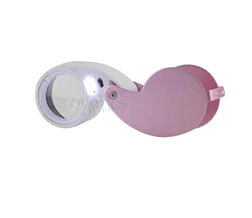Quality Optics USA Folding Jewelers Loupe Style Pocket Magnifier 25mm 30X | Precision Ground Glass Lens for Jewelry & Crafts thumbnail 2