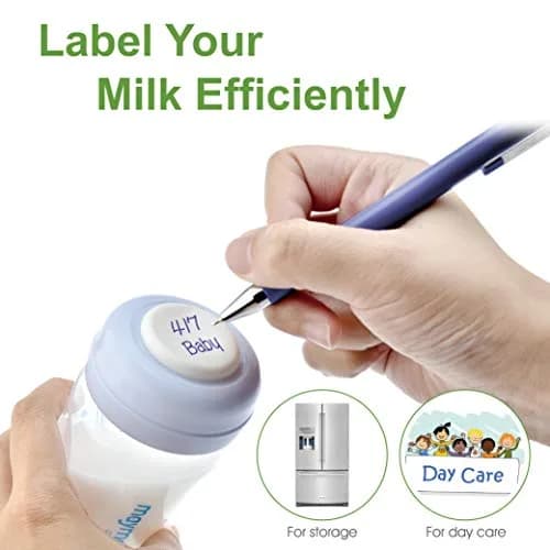 Maymom Wide Neck Breastmilk Collection and Storage Bottle 9oz | Leak-Proof & Compatible with Spectra & Avent Pumps thumbnail 4