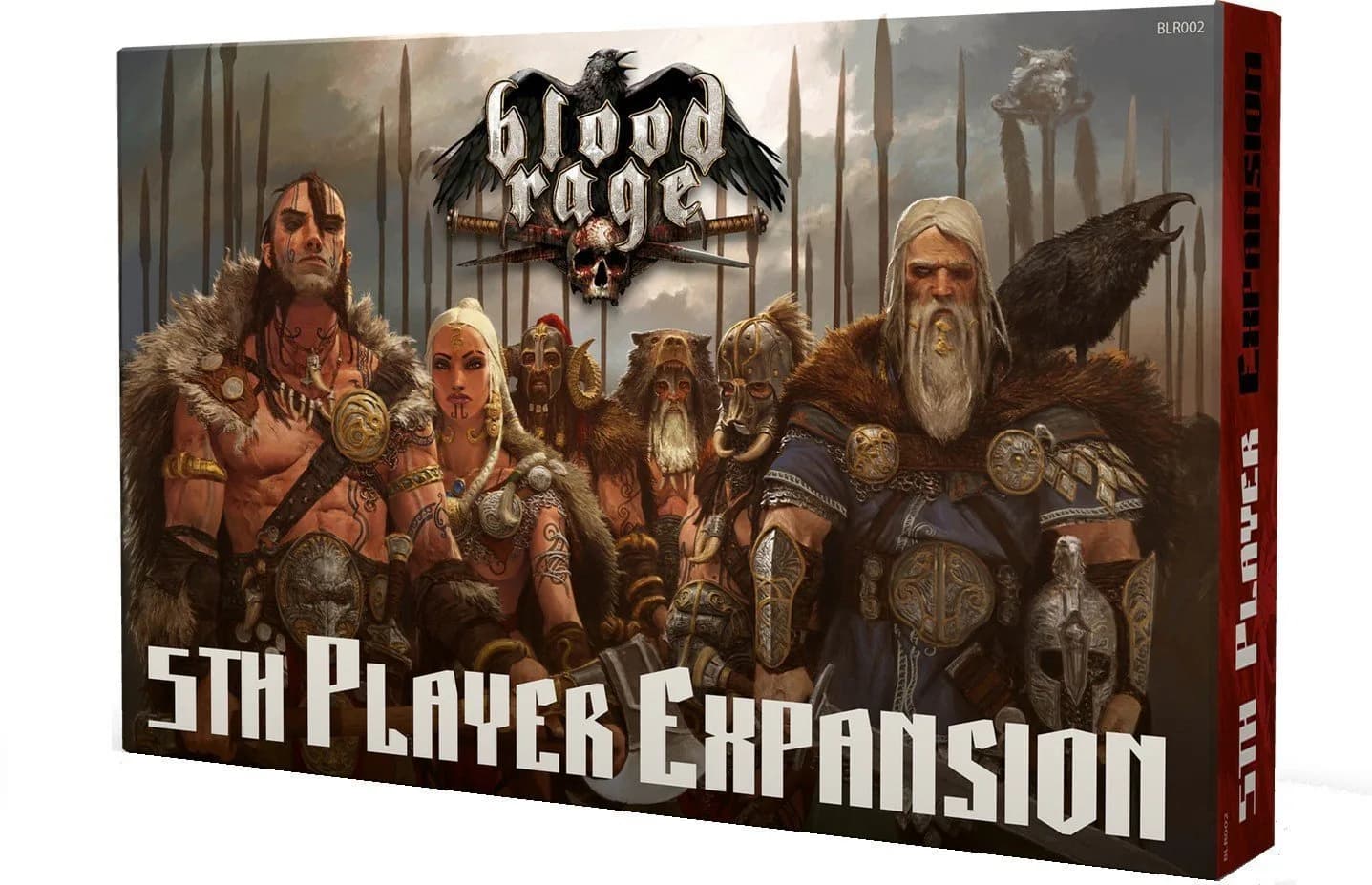 CMON Blood Rage 5th Player Expansion Board Game | Viking Battle Strategy Game | 2-4 Players, Ages 14+ | 19.6 cm (7.7 in) x 31.8 cm (12.5 in) — Various