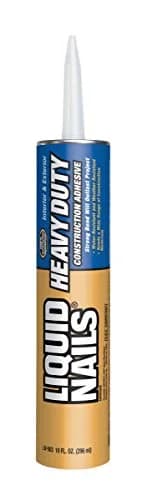 Liquid Nails Heavy Duty Construction Adhesive 10 oz | Waterproof, Flexible & Strong Bond (70-120c) thumbnail 1