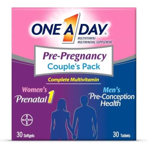 ONE A DAY Pre-Pregnancy Multivitamin Softgel 60 Count | Supports Fertility & Pregnancy thumbnail 1