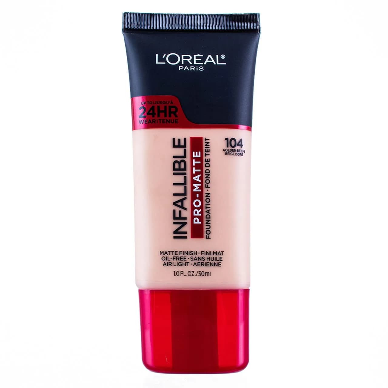 L'Oreal Paris Infallible Pro-Matte Foundation Golden Beige 1 Fl Oz | 24HR Demi-Matte Finish, Sweat-Resistant