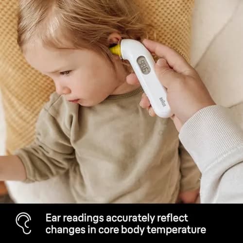 Braun ThermoScan 3 Ear Thermometer IRT3030 | Fast 1-Second Reading, Audio Fever Indicator, Pediatrician Recommended thumbnail 5