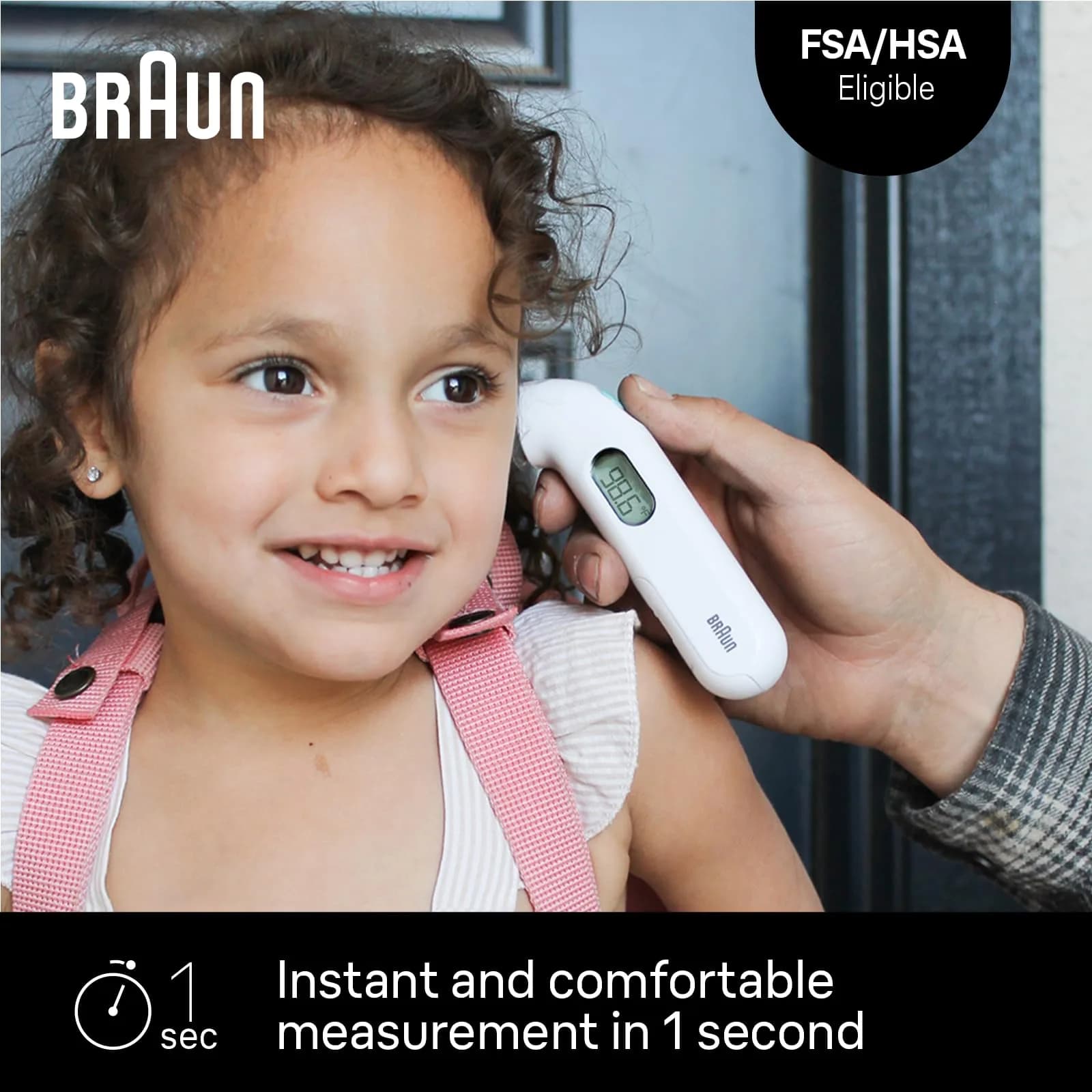 Braun ThermoScan 3 Ear Thermometer IRT3030 | Fast 1-Second Reading, Audio Fever Indicator, Pediatrician Recommended - view 2