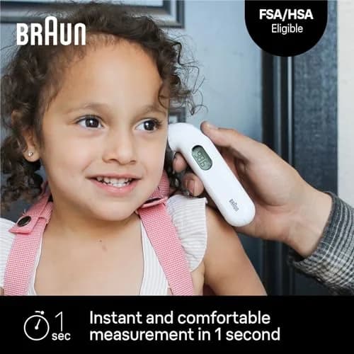 Braun ThermoScan 3 Ear Thermometer IRT3030 | Fast 1-Second Reading, Audio Fever Indicator, Pediatrician Recommended thumbnail 2