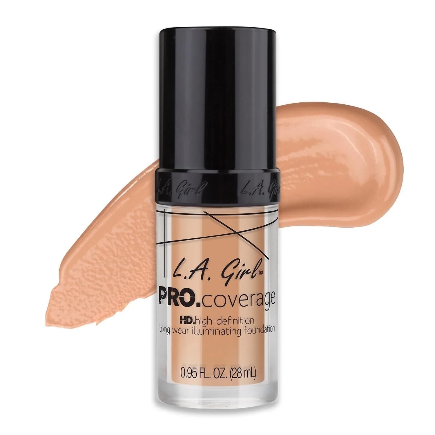 L.A. Girl Pro Coverage Liquid Foundation Porcelain 0.95 Fl Oz (28ml) | Buildable Medium-to-Full Coverage - view 2