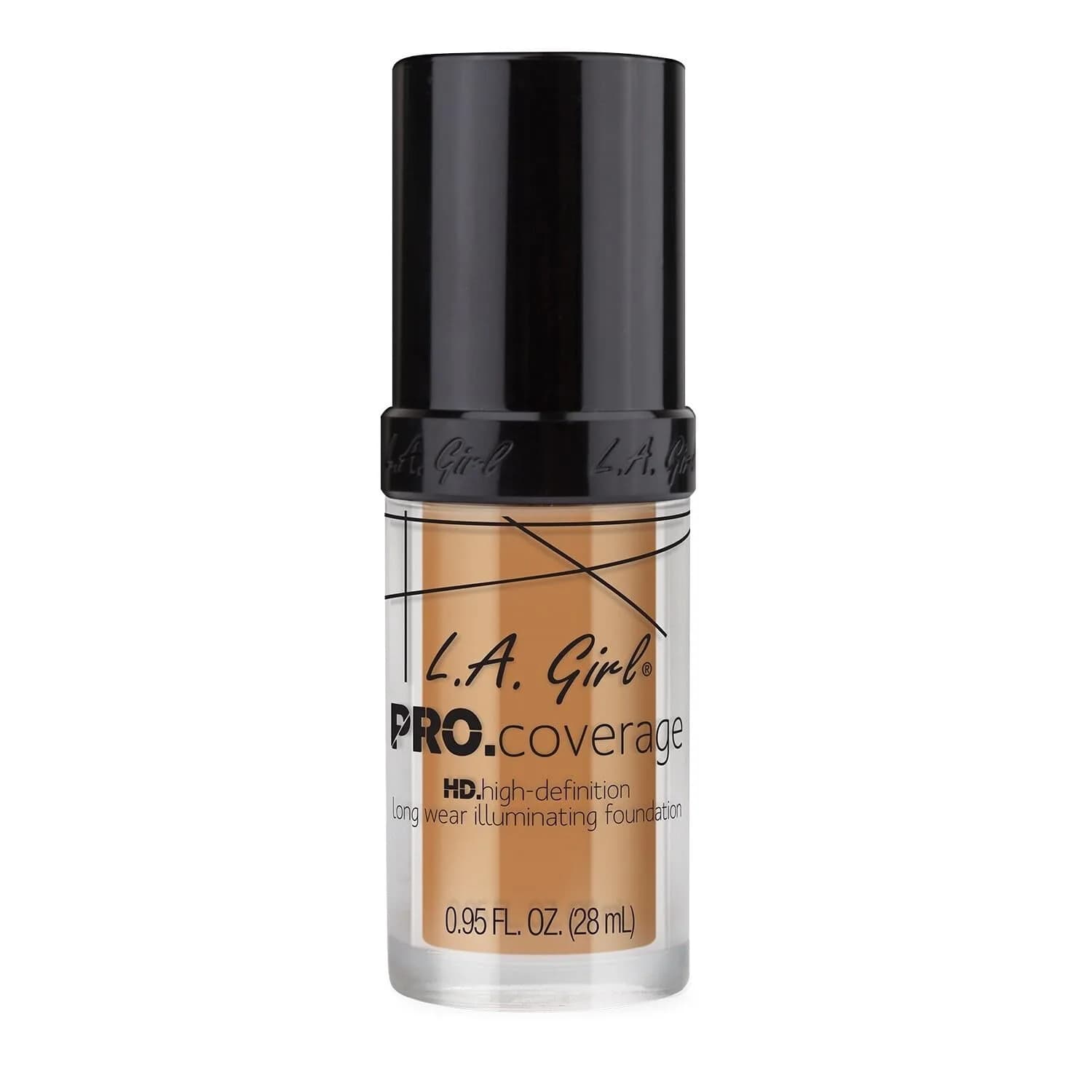 L.A. Girl Pro Coverage Liquid Foundation - Nude Beige, Dewy Radiant Finish, 28.08ml - view 3