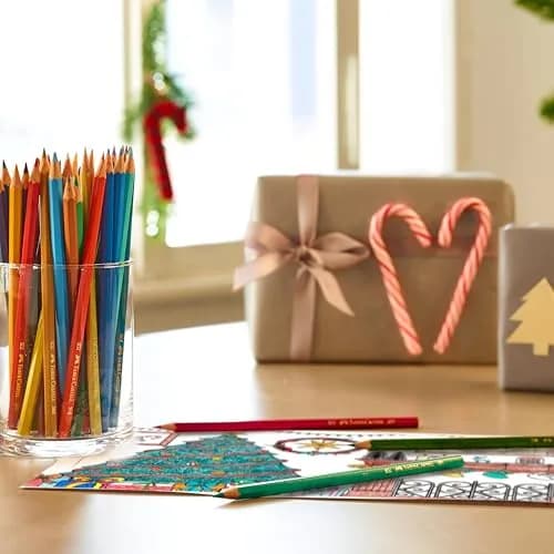 Faber-Castell Classic Colored Pencils Tin Set, 48 Vibrant Colors | Reforested Wood, Kid-Friendly (70-120 chars) thumbnail 5