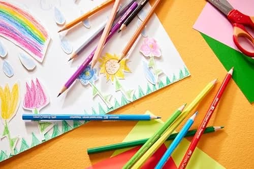 Faber-Castell Classic Colored Pencils Tin Set, 48 Vibrant Colors | Reforested Wood, Kid-Friendly (70-120 chars) thumbnail 3