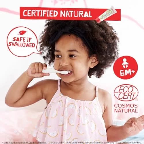 JACK N' JILL Kids Toothpaste, Fluoride Free, Flavor Free | Gentle, Natural Oral Care for Babies & Kids thumbnail 2