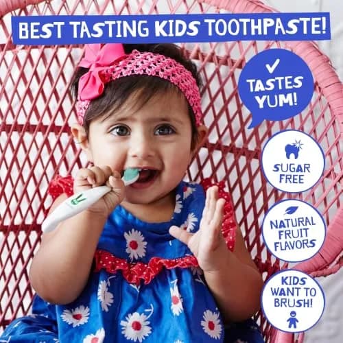 JACK N' JILL Kids Toothpaste, Fluoride Free, Flavor Free | Gentle, Natural Oral Care for Babies & Kids thumbnail 4