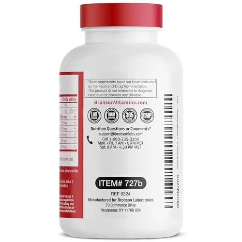 Bronson Antarctic Krill Oil 1000 mg with Omega-3s, 120 Softgels | Pure Antarctic Krill Oil for Heart & Eye Health thumbnail 7