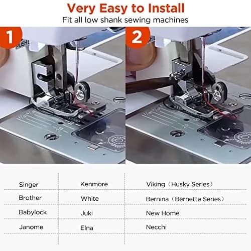 ONEVER Side Cutter Presser Foot for Low Shank Sewing Machines | Fabric Trimming & Overcast Finish thumbnail 5