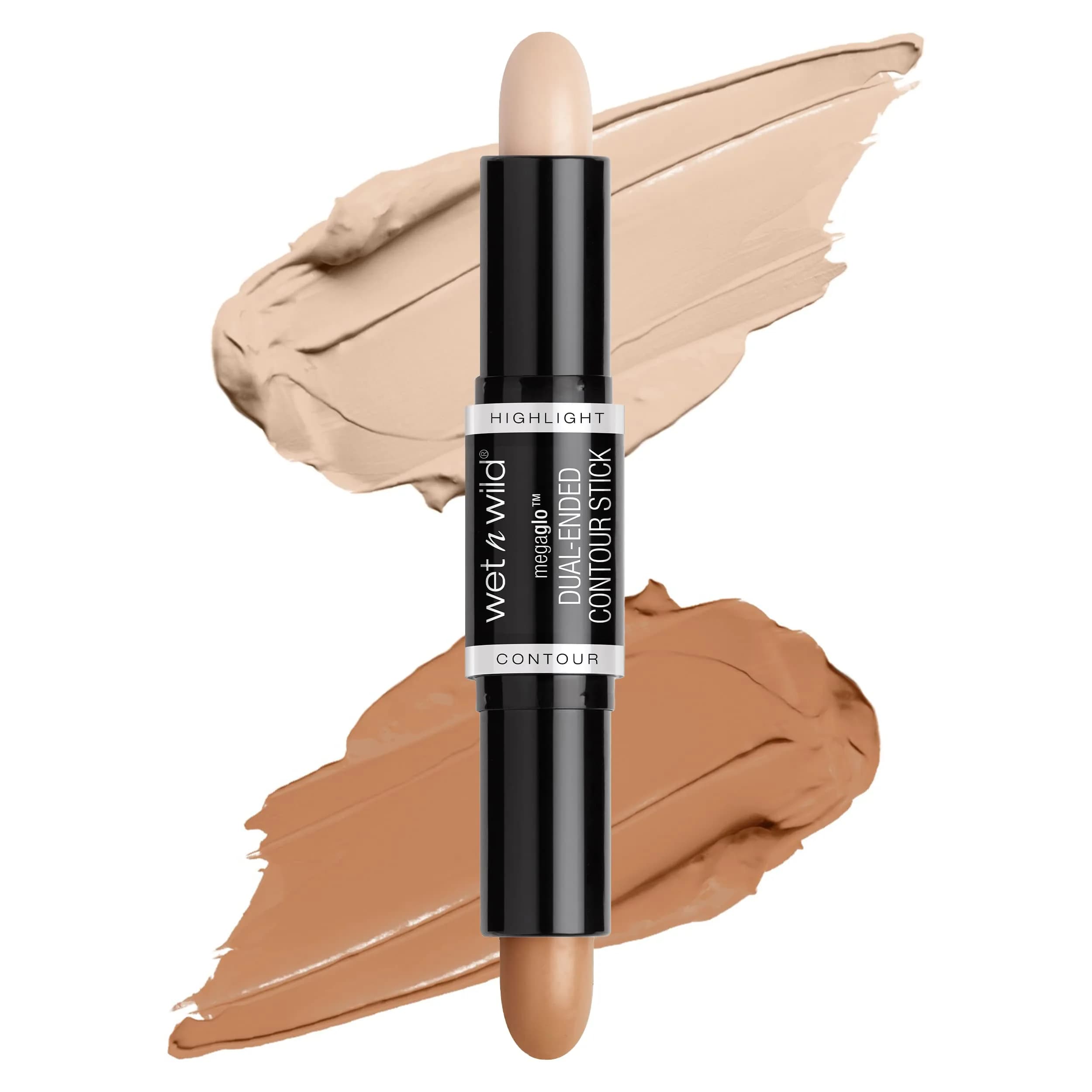 wet n wild MegaGlo Dual-Ended Contour Stick Medium/Tan, Cruelty-Free | Semi-Matte Finish - main product image