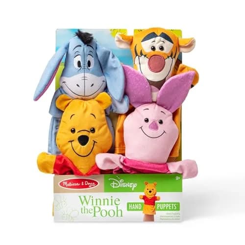 Melissa & Doug Disney Winnie The Pooh Hand Puppets | 4 Plush Characters for Kids & Adults thumbnail 6