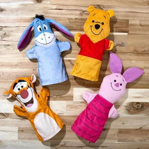 Melissa & Doug Disney Winnie The Pooh Hand Puppets | 4 Plush Characters for Kids & Adults thumbnail 9