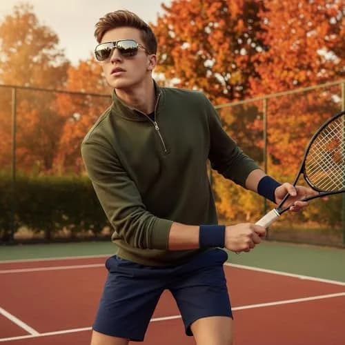 AEVOGUE Men's Oversized Shield Sunglasses AE0336 | Retro Alloy Frame, 62mm Lens Width, UV Protection thumbnail 4