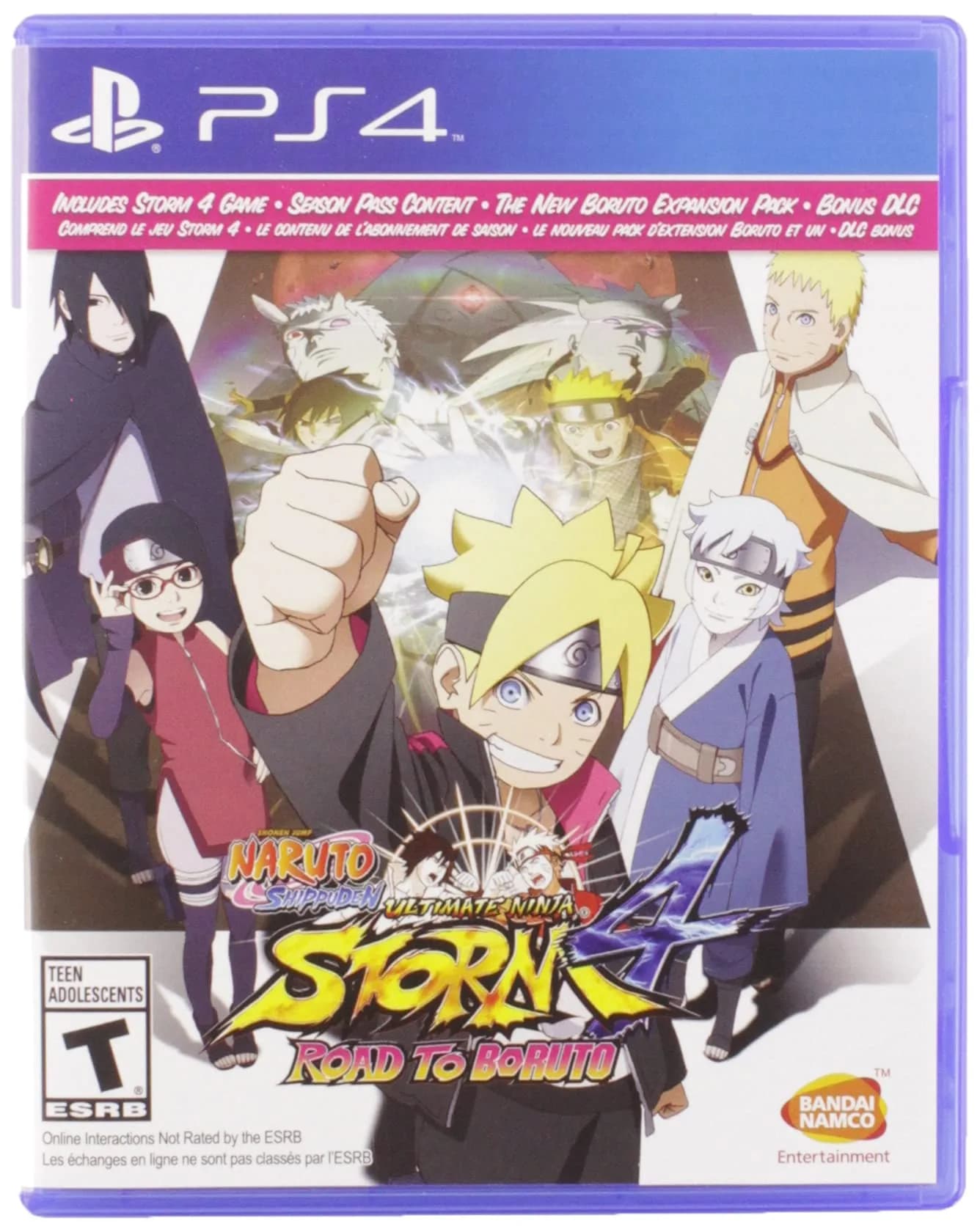 Namco Bandai Naruto Shippuden: Ultimate Ninja Storm 4 Road to Boruto PS4 | Anime Action Game (70-120 chars)